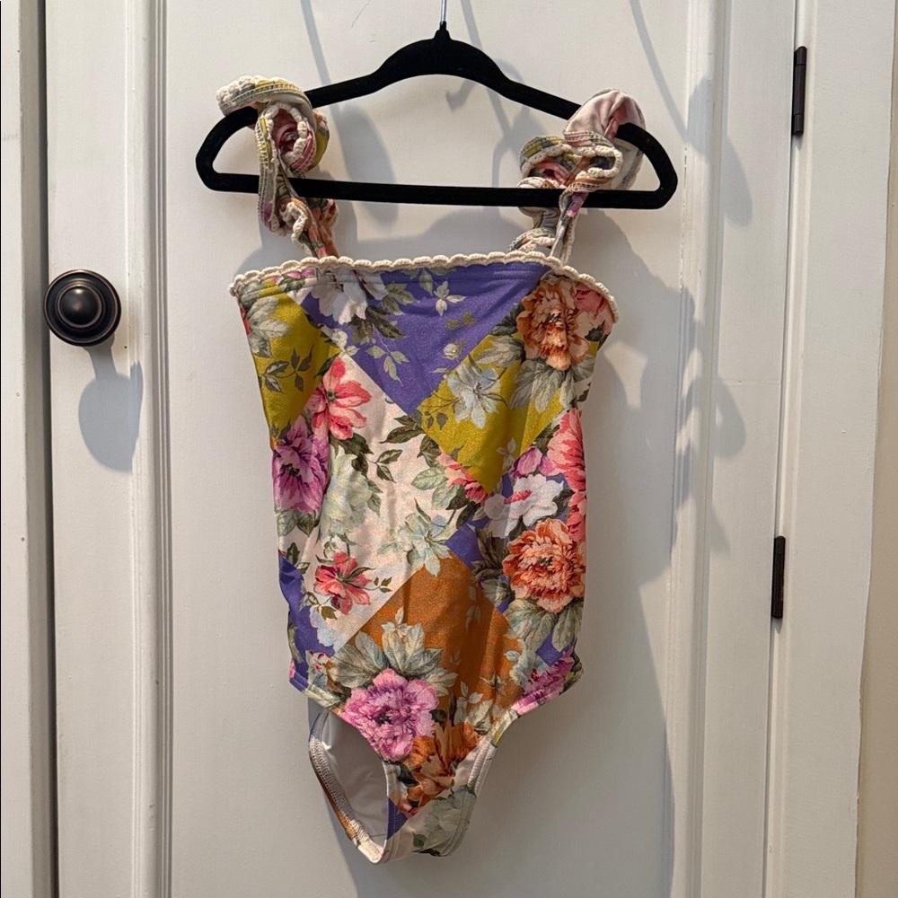 Zimmermann Floral Kids Swim One Piece - Multicolor